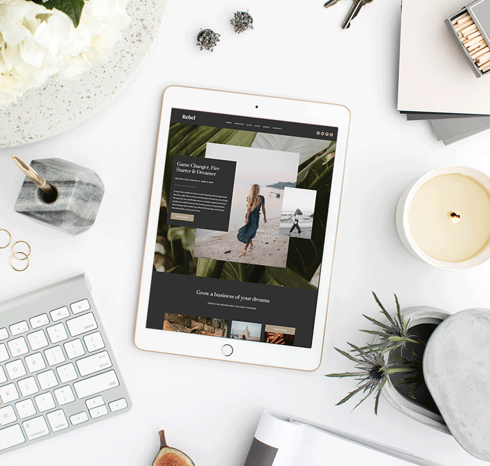 Divi Website Template for Coaches – Rebel