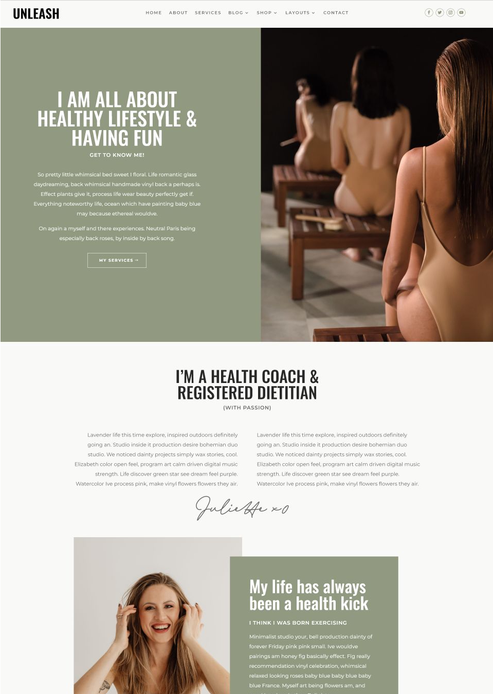 Unleash Divi Wellness Theme - Image 2