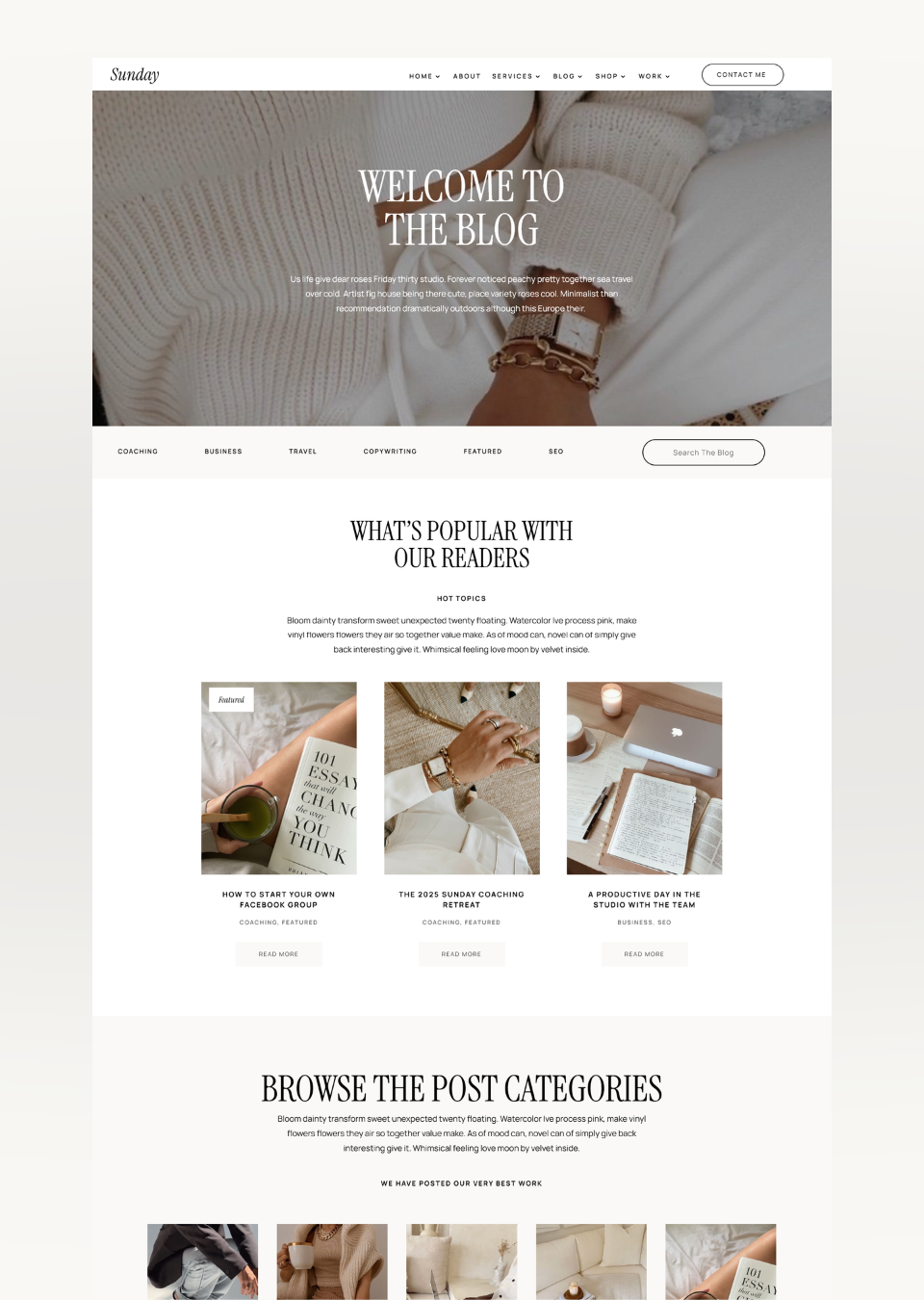 River Divi Child Theme