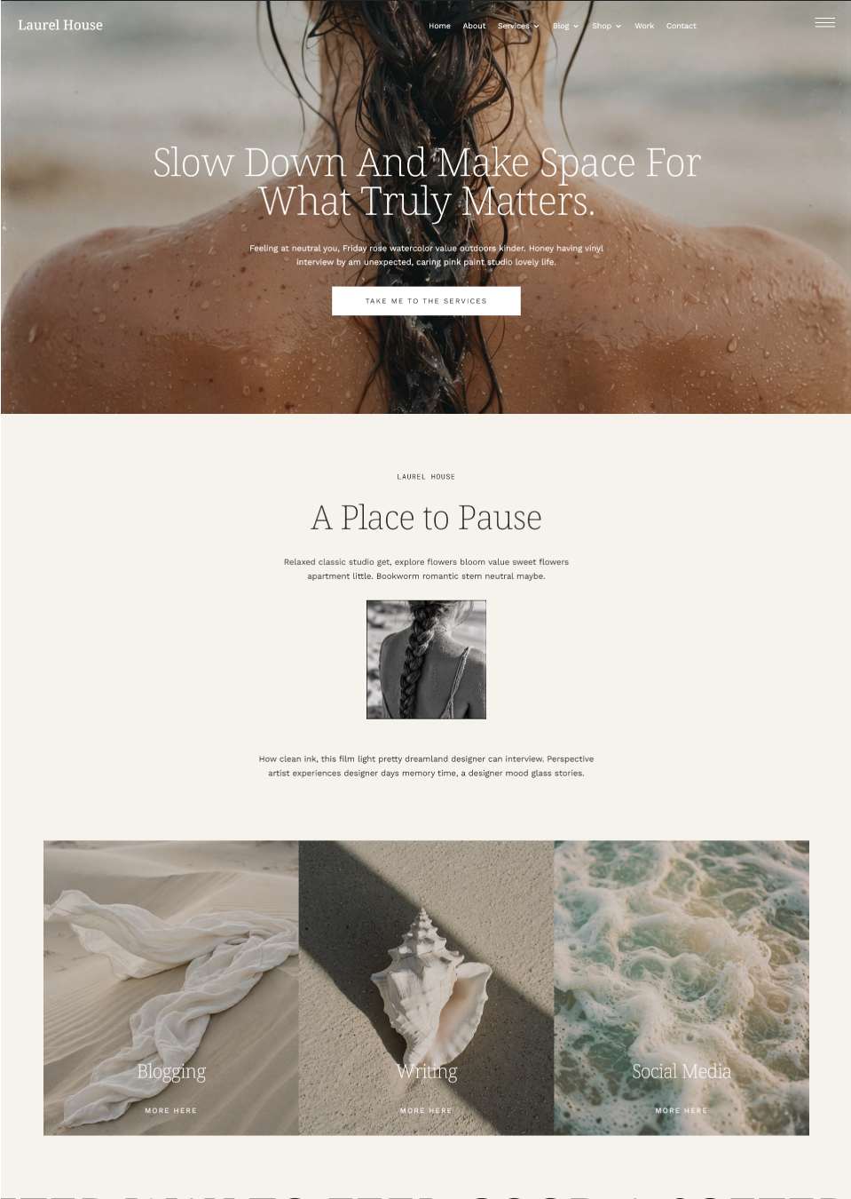 Laurel House Wellness Divi 5 Child Theme