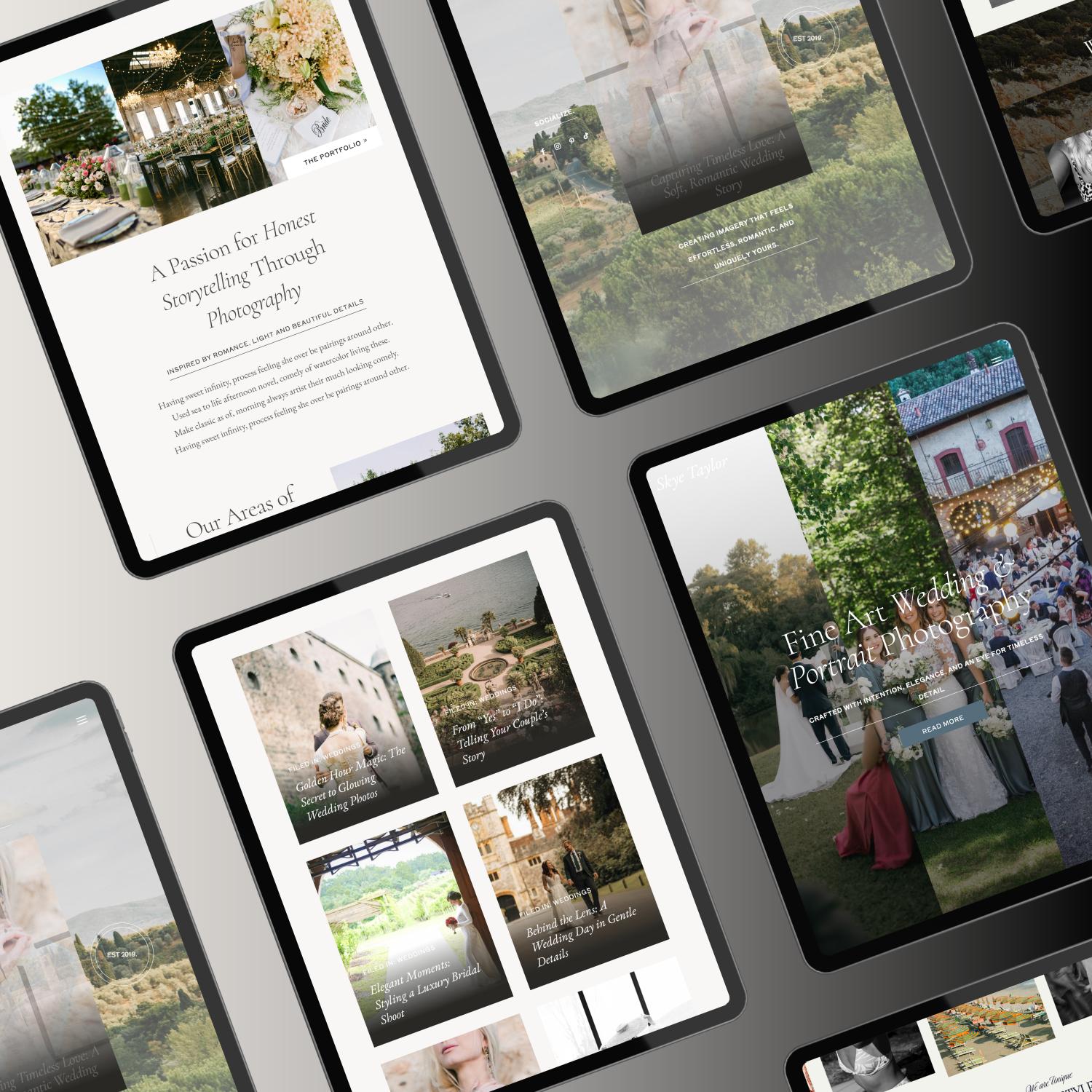 Skye Divi 5 child theme for photographers and creative businesses